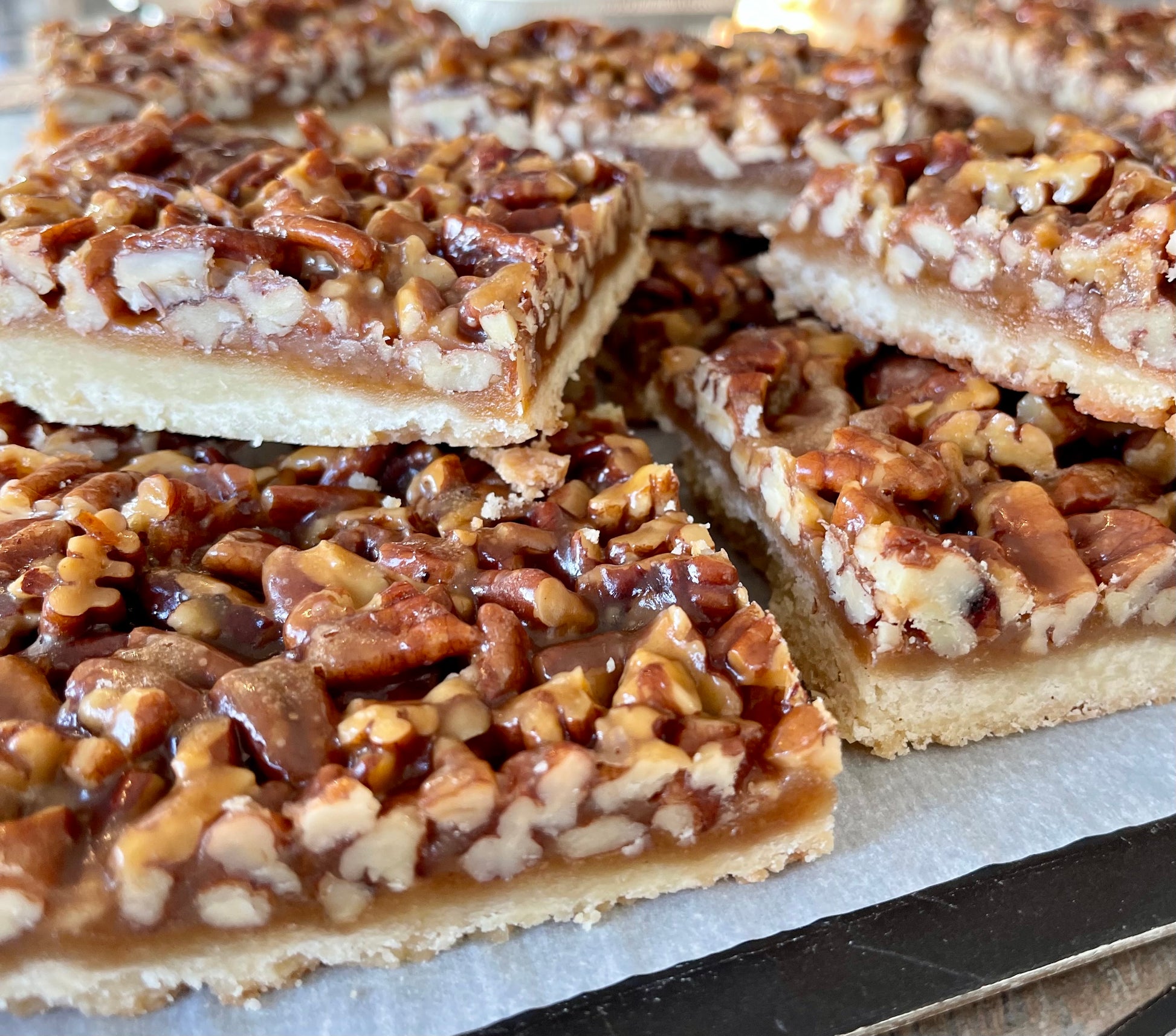 Bourbon Pecan Bars image 0
